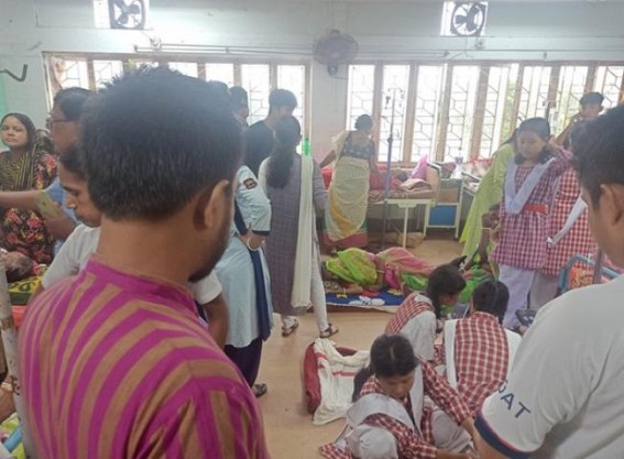 Mass Food Poisoning among students after consuming Tripura Govt School’s Hostel meals ; SFI, TSU slammed State Govt for failing to ensure ‘Food Security’ Mass Food Poisoning among students after consuming Tripura Govt School’s Hostel meals ; SFI, TSU slammed State Govt for failing to ensure ‘Food Security’